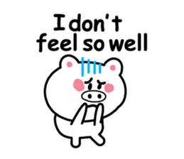 Pig of the poor physical condition sticker #3828572