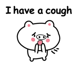 Pig of the poor physical condition sticker #3828575