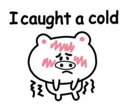 Pig of the poor physical condition sticker #3828576