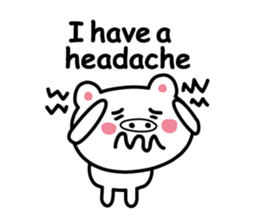 Pig of the poor physical condition sticker #3828577