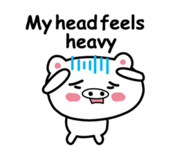 Pig of the poor physical condition sticker #3828578