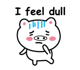 Pig of the poor physical condition sticker #3828580