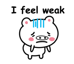 Pig of the poor physical condition sticker #3828581