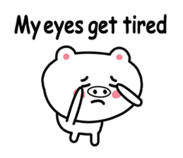 Pig of the poor physical condition sticker #3828586