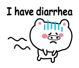 Pig of the poor physical condition sticker #3828588