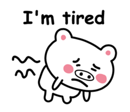 Pig of the poor physical condition sticker #3828595