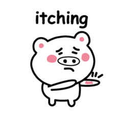 Pig of the poor physical condition sticker #3828599