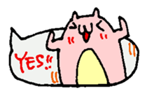 a balloon hamster sticker #3828651