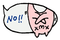 a balloon hamster sticker #3828652