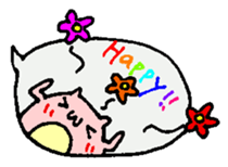 a balloon hamster sticker #3828655