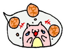 a balloon hamster sticker #3828656