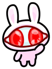 Double Pupils Rabbit sticker #3828687