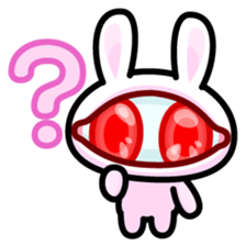 Double Pupils Rabbit sticker #3828694