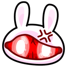 Double Pupils Rabbit sticker #3828699