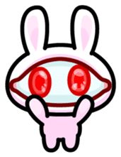 Double Pupils Rabbit sticker #3828701