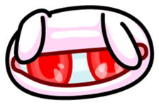Double Pupils Rabbit sticker #3828702