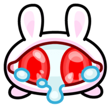 Double Pupils Rabbit sticker #3828704
