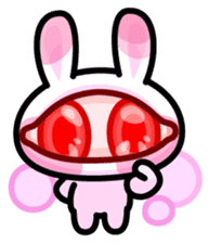 Double Pupils Rabbit sticker #3828708
