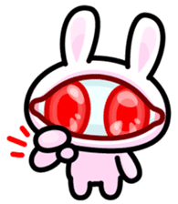 Double Pupils Rabbit sticker #3828713