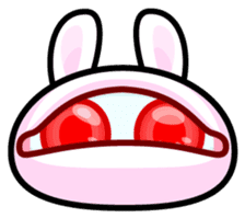 Double Pupils Rabbit sticker #3828714