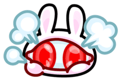 Double Pupils Rabbit sticker #3828716