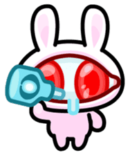 Double Pupils Rabbit sticker #3828718