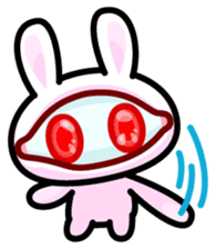Double Pupils Rabbit sticker #3828721