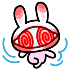Double Pupils Rabbit sticker #3828722
