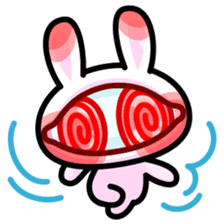 Double Pupils Rabbit sticker #3828722