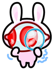Double Pupils Rabbit sticker #3828723