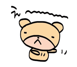 usagi to kuma kumaVer. sticker #3829696