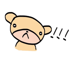 usagi to kuma kumaVer. sticker #3829697