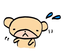 usagi to kuma kumaVer. sticker #3829713