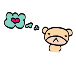 usagi to kuma kumaVer. sticker #3829715