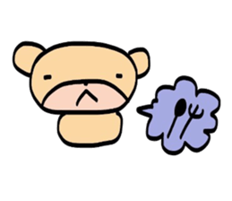 usagi to kuma kumaVer. sticker #3829716