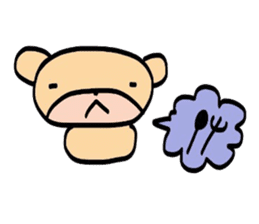 usagi to kuma kumaVer. sticker #3829716