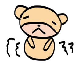 usagi to kuma kumaVer. sticker #3829718