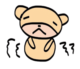 usagi to kuma kumaVer. sticker #3829718