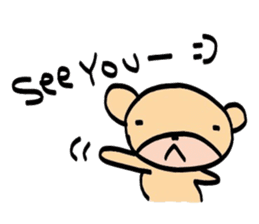 usagi to kuma kumaVer. sticker #3829723