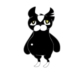 Black cat Spee Sticker sticker #3830087