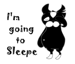 Black cat Spee Sticker sticker #3830089