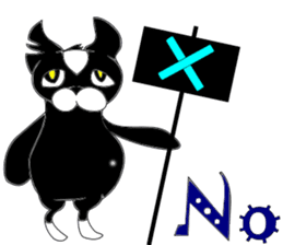 Black cat Spee Sticker sticker #3830091