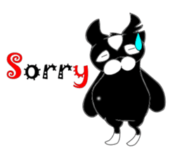 Black cat Spee Sticker sticker #3830096