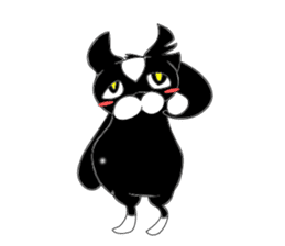Black cat Spee Sticker sticker #3830097