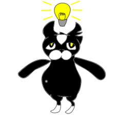Black cat Spee Sticker sticker #3830113