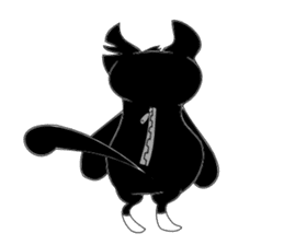 Black cat Spee Sticker sticker #3830126