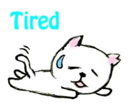 Shiro chan of Stray cat sticker #3830270