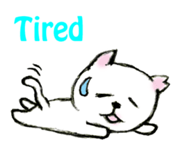 Shiro chan of Stray cat sticker #3830270