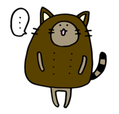 Chikubi-Neko sticker #3830455
