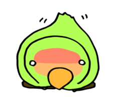 Kozakura-san a Peach-faced Lovebird sticker #3831098